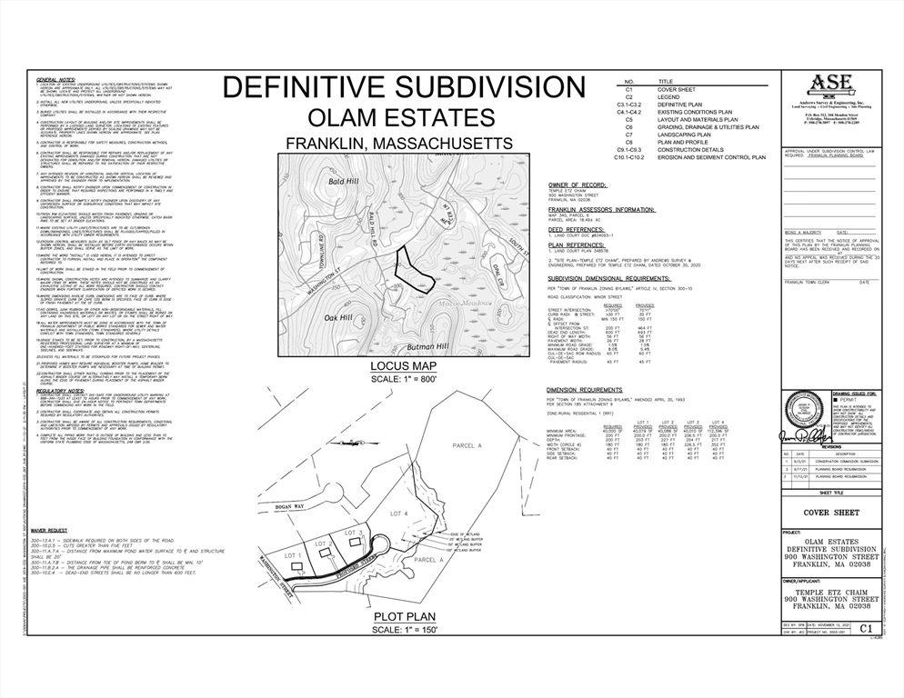 900 Washington Street, Franklin, Massachusetts, ,Land,For Sale,Washington Street,73367469