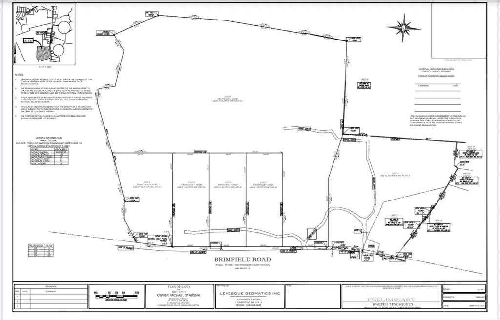 Lot 5 Brimfield Road, Warren, Massachusetts, ,Land,For Sale,Brimfield Road,73426059