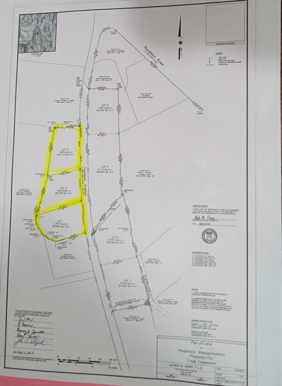 Lot 2 Highland Ave, Phillipston, Massachusetts, ,Land,For Sale,Highland Ave,73407381