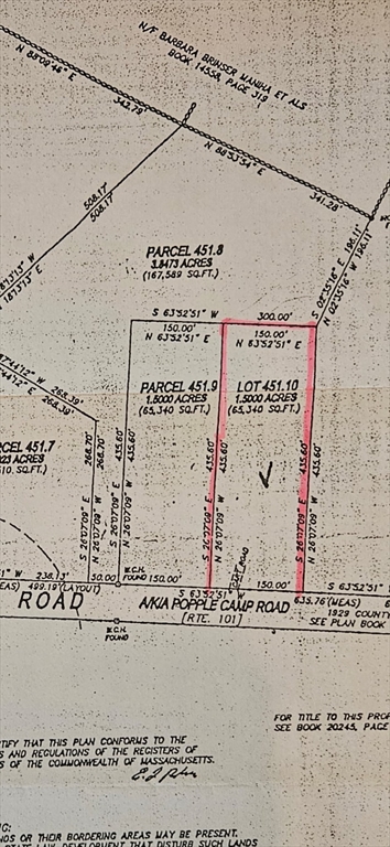 0 Popple Camp Rd, Petersham, Massachusetts, ,Land,For Sale,Popple Camp Rd,73432026