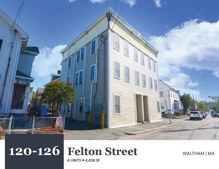 120-126 Felton St, Waltham, Massachusetts, 7 Bedrooms Bedrooms, 19 Rooms Rooms,6 BathroomsBathrooms,Residential Income,For Sale,Felton St,73391651