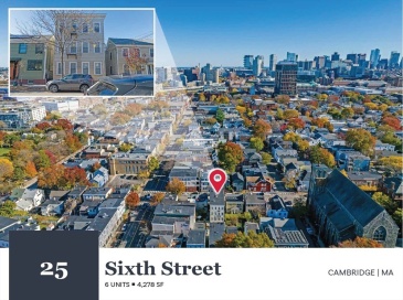 25 Sixth St, Cambridge, Massachusetts, 12 Bedrooms Bedrooms, 24 Rooms Rooms,6 BathroomsBathrooms,Residential Income,For Sale,Sixth St,73453150