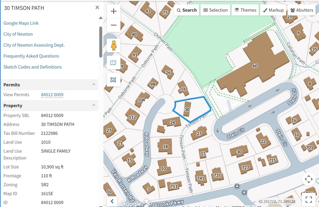 30 K Roadway, Newton, Massachusetts, ,Land,For Sale,K Roadway,73461980