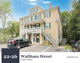 22-26 Waltham St, Maynard, Massachusetts, 12 Bedrooms Bedrooms, 36 Rooms Rooms,12 BathroomsBathrooms,Residential Income,For Sale,Waltham St,73430974