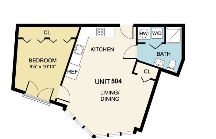 144 Old Colony, Boston, Massachusetts, 1 Bedroom Bedrooms, 3 Rooms Rooms,1 BathroomBathrooms,Residential Lease,For Rent,Old Colony,73465895