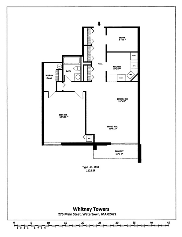 275 Main St, Watertown, Massachusetts, 1 Bedroom Bedrooms, 5 Rooms Rooms,1 BathroomBathrooms,Residential Lease,For Rent,Main St,73468980