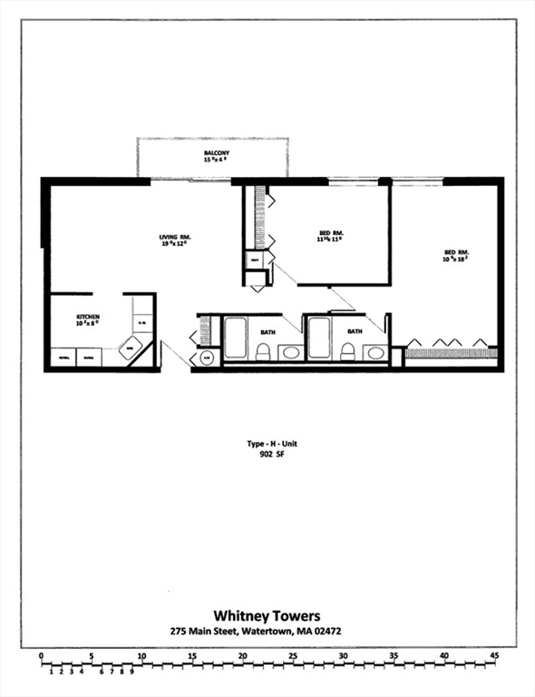 275 Main St, Watertown, Massachusetts, 2 Bedrooms Bedrooms, 5 Rooms Rooms,2 BathroomsBathrooms,Residential Lease,For Rent,Main St,73468997