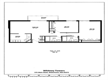 275 Main St, Watertown, Massachusetts, 2 Bedrooms Bedrooms, 5 Rooms Rooms,2 BathroomsBathrooms,Residential Lease,For Rent,Main St,73468997
