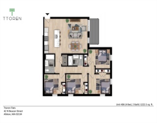 42 North Beacon St, Boston, Massachusetts, 4 Bedrooms Bedrooms, 6 Rooms Rooms,2 BathroomsBathrooms,Residential Lease,For Rent,North Beacon St,73471249