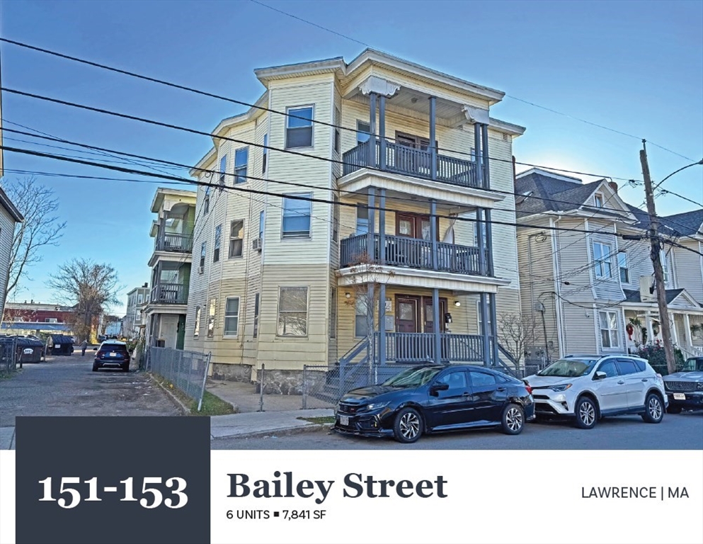 151-153 Bailey St, Lawrence, Massachusetts, 21 Bedrooms Bedrooms, 33 Rooms Rooms,6 BathroomsBathrooms,Residential Income,For Sale,Bailey St,73475924