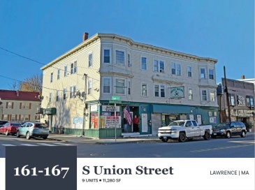 161-167 S Union Street, Lawrence, Massachusetts, 21 Bedrooms Bedrooms, 37 Rooms Rooms,7 BathroomsBathrooms,Residential Income,For Sale,S Union Street,73475928