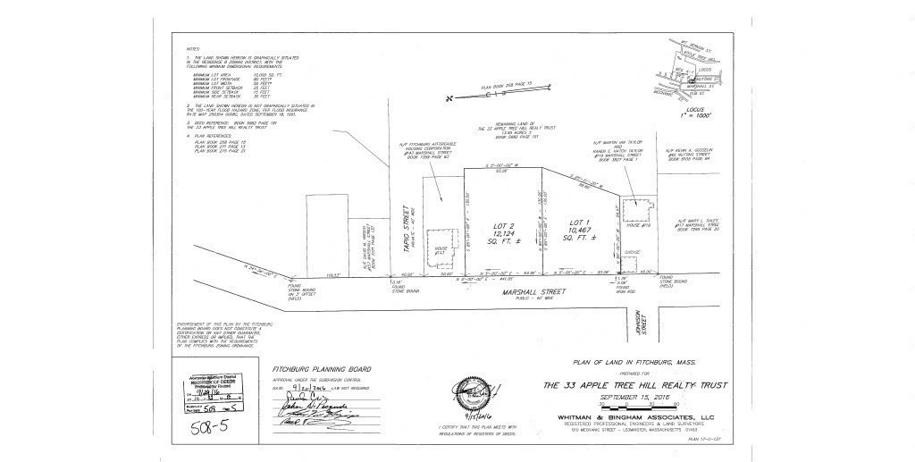 0 Marshall St. L2, Fitchburg, Massachusetts, ,Land,For Sale,Marshall St. L2,73479467