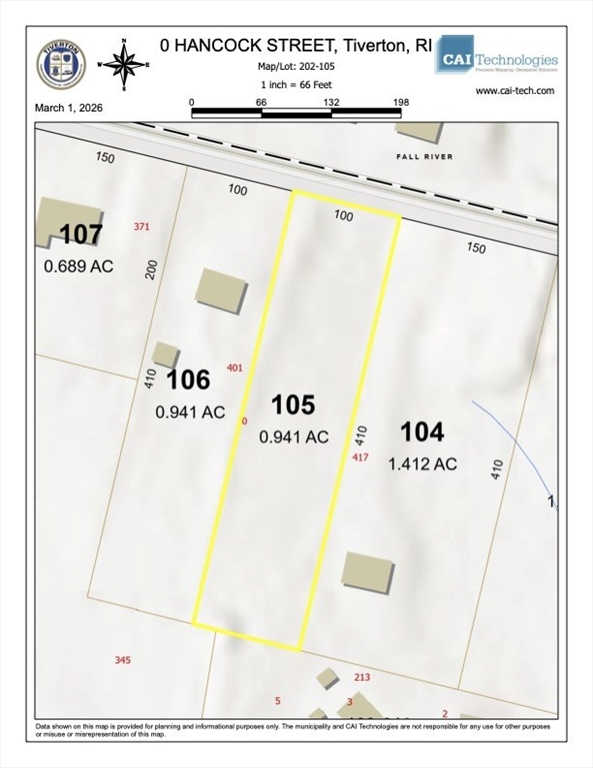 0 Hancock St., Tiverton, Rhode Island, ,Land,For Sale,Hancock St.,73483755