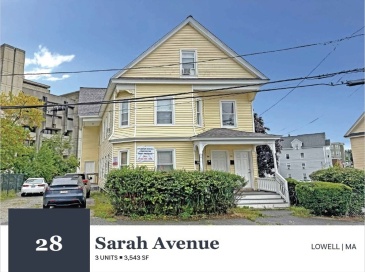 28 Sarah Ave, Lowell, Massachusetts, 11 Bedrooms Bedrooms, 15 Rooms Rooms,3 BathroomsBathrooms,Residential Income,For Sale,Sarah Ave,73474971