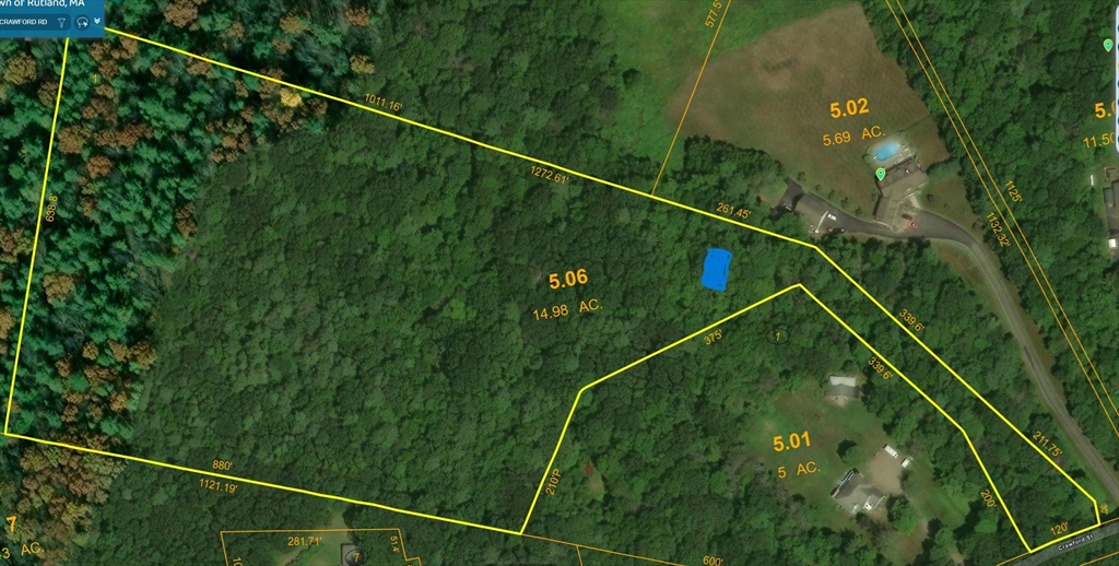 0 Crawford Road, Rutland, Massachusetts, ,Land,For Sale,Crawford Road,73495370