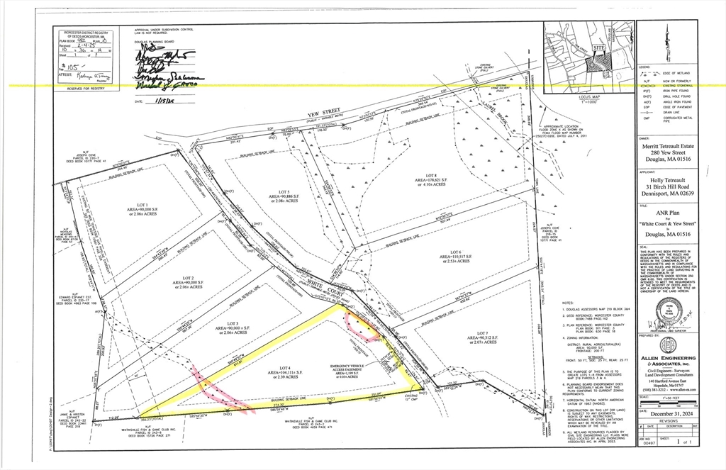 0 White Ct - Lot 4, Douglas, Massachusetts, ,Land,For Sale,White Ct - Lot 4,73497927