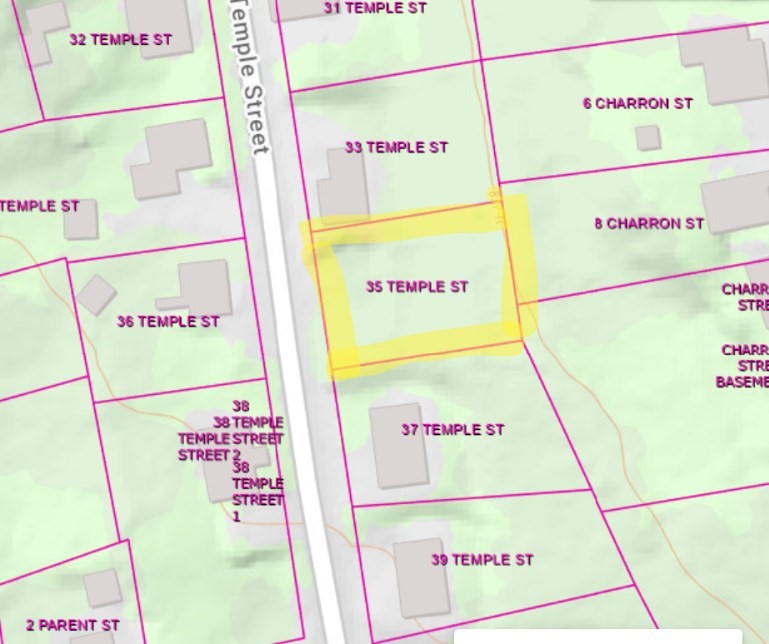 35 Temple St, Spencer, Massachusetts, ,Land,For Sale,Temple St,73486929