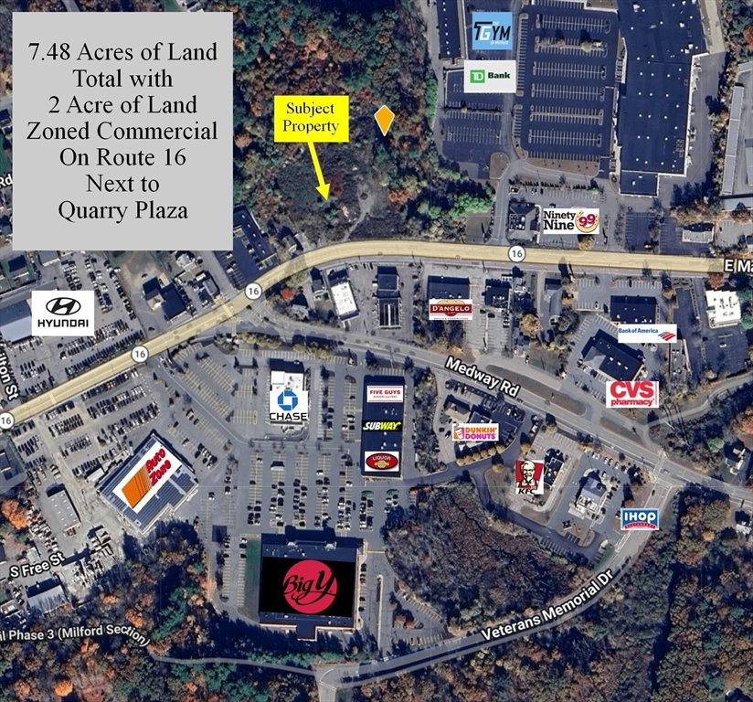 190 E Main St, Milford, Massachusetts, ,Land,For Sale,E Main St,73512839