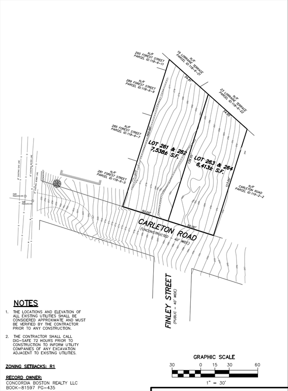 261-264 Carleton, Arlington, Massachusetts, ,Land,For Sale,Carleton,73523170