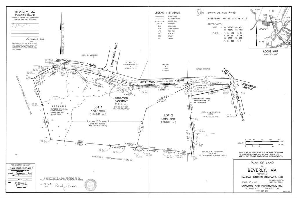 195 &197 Greenwood Avenue, Beverly, Massachusetts, ,Land,For Sale,Greenwood Avenue,73527526