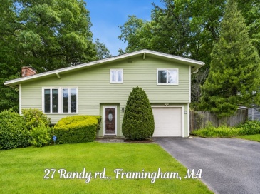 27 Randy Rd, Framingham, Massachusetts, 4 Bedrooms Bedrooms, 9 Rooms Rooms,2 BathroomsBathrooms,Residential,For Sale,Randy Rd,73529552