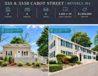 335 & 335R Cabot St, Beverly, Massachusetts, 6 Bedrooms Bedrooms, 16 Rooms Rooms,5.5 BathroomsBathrooms,Residential Income,For Sale,Cabot St,73530798