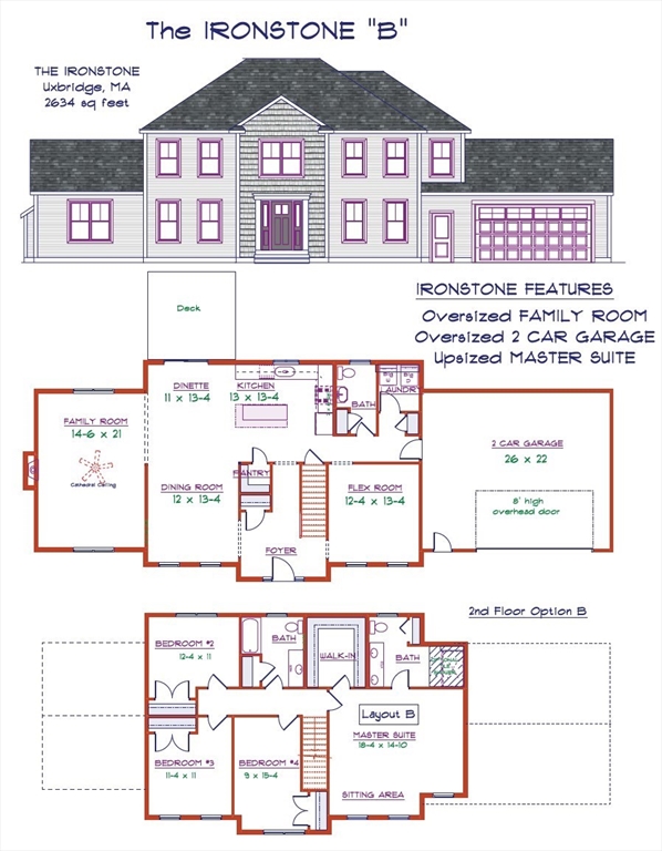 Lot 43 Turner Farm Rd., Uxbridge, Massachusetts, 4 Bedrooms Bedrooms, 10 Rooms Rooms,2.5 BathroomsBathrooms,Residential,For Sale,Turner Farm Rd.,73534633