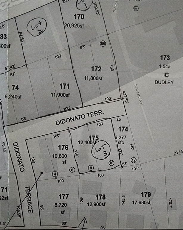 0 Didonato Terrace, Dudley, Massachusetts, ,Land,For Sale,Didonato Terrace,73542015