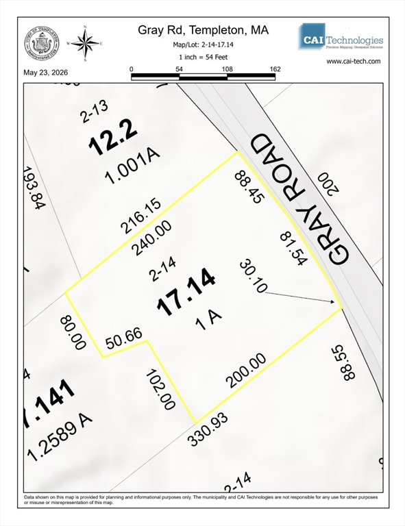 0 Gray Road, Templeton, Massachusetts, ,Land,For Sale,Gray Road,73527902
