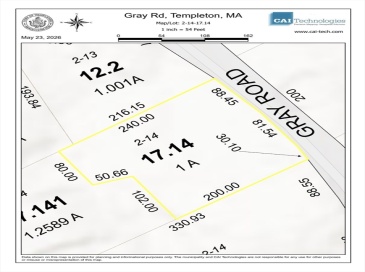 0 Gray Road, Templeton, Massachusetts, ,Land,For Sale,Gray Road,73527902