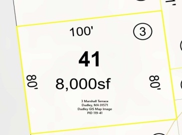 3 Marshall Ter, Dudley, Massachusetts, ,Land,For Sale,Marshall Ter,73544127
