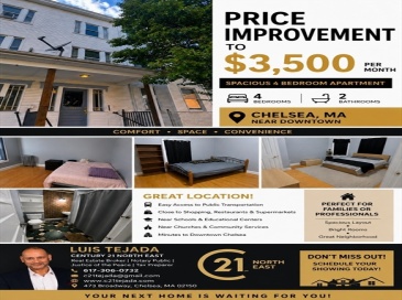 130 Shurtleff, Chelsea, Massachusetts, 4 Bedrooms Bedrooms, 6 Rooms Rooms,1.5 BathroomsBathrooms,Residential Lease,For Rent,Shurtleff,73551571