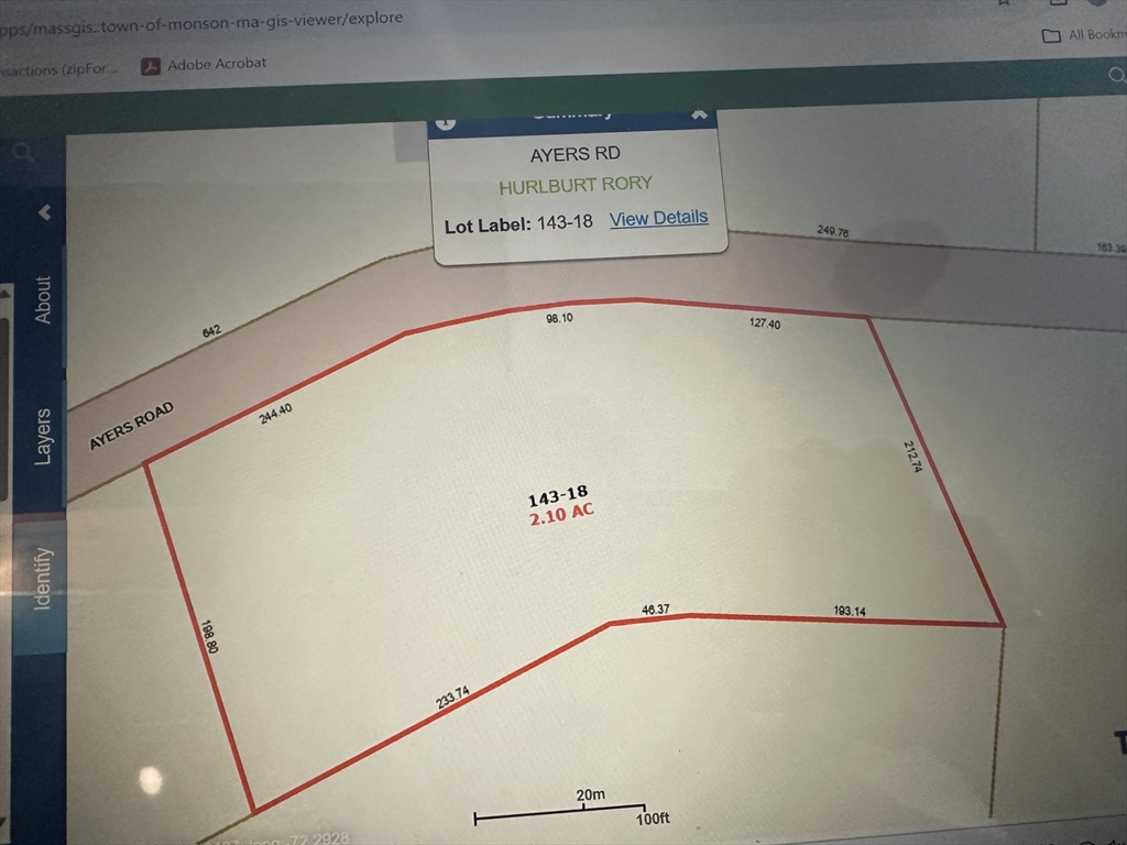 Parcel 2 Ayres, Monson, Massachusetts, ,Land,For Sale,Ayres,73554156