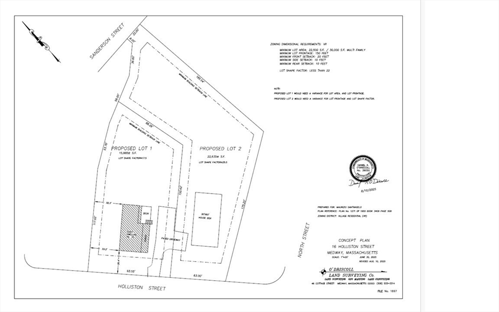 16 Holliston St, Medway, Massachusetts, ,Land,For Sale,Holliston St,73554557