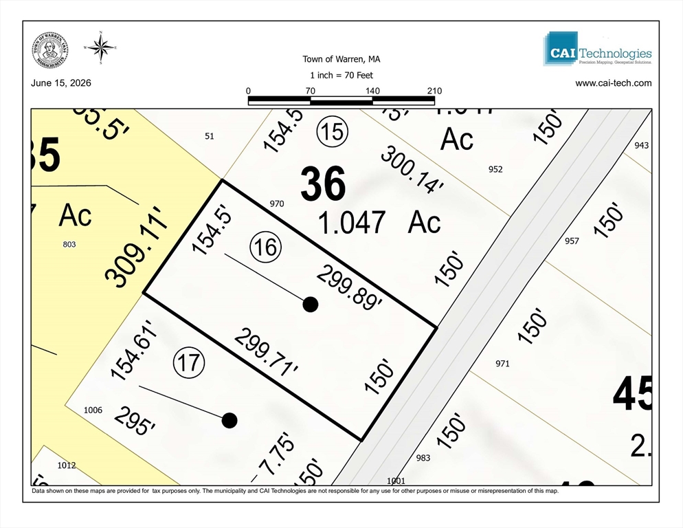 Lot 16 Reed Street, Warren, Massachusetts, ,Land,For Sale,Reed Street,73535956