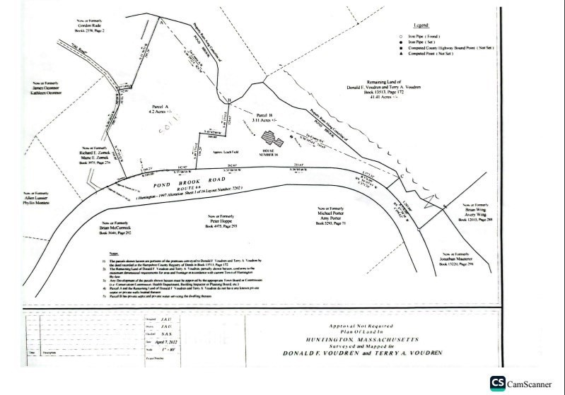 18 Pond Brook Road, Huntington, Massachusetts, ,Land,For Sale,Pond Brook Road,73555983