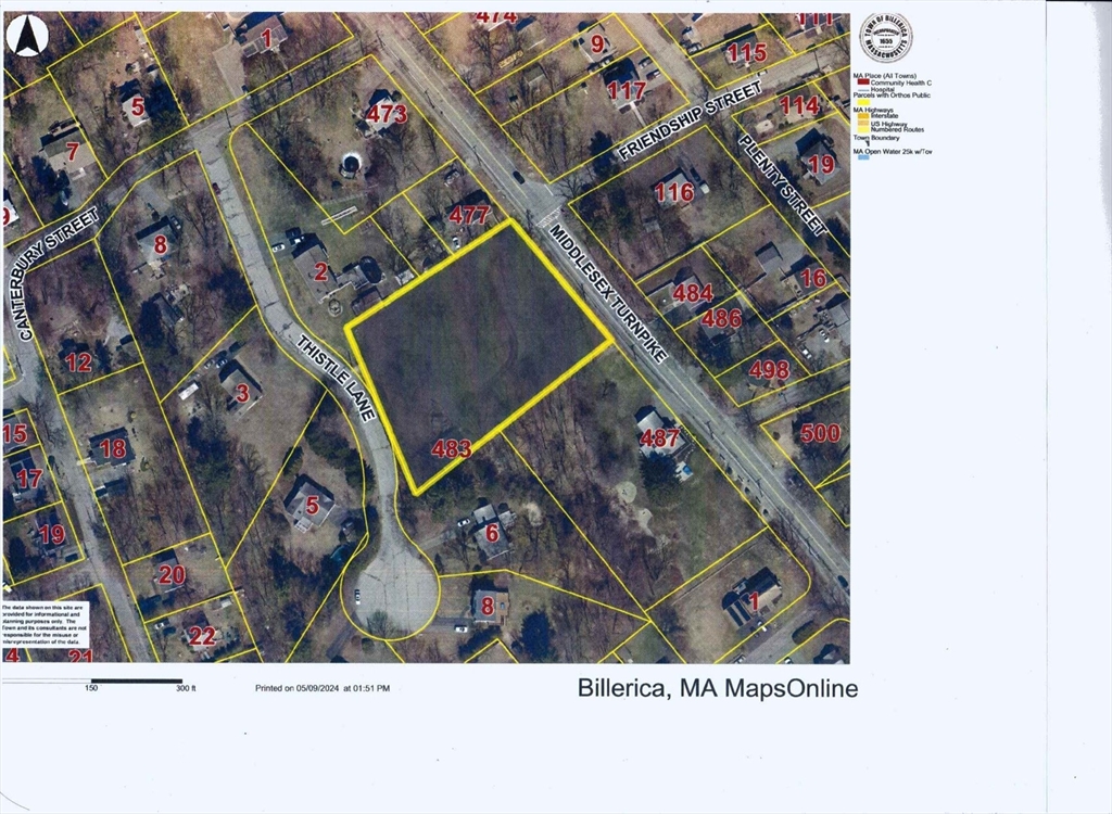 483 Middlesex Turnpike, Billerica, Massachusetts, ,Land,For Sale,Middlesex Turnpike,73236886