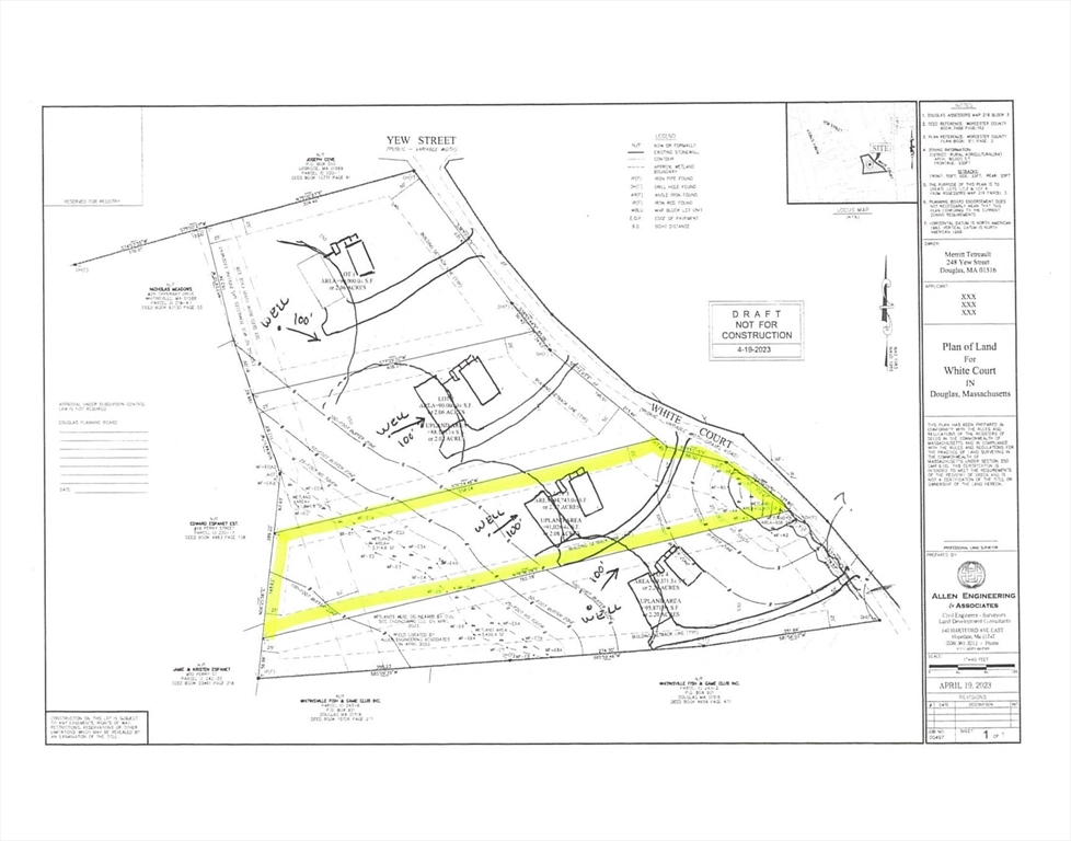 0 White Ct (Lot 3), Douglas, Massachusetts, ,Land,For Sale,White Ct (Lot 3),73304923