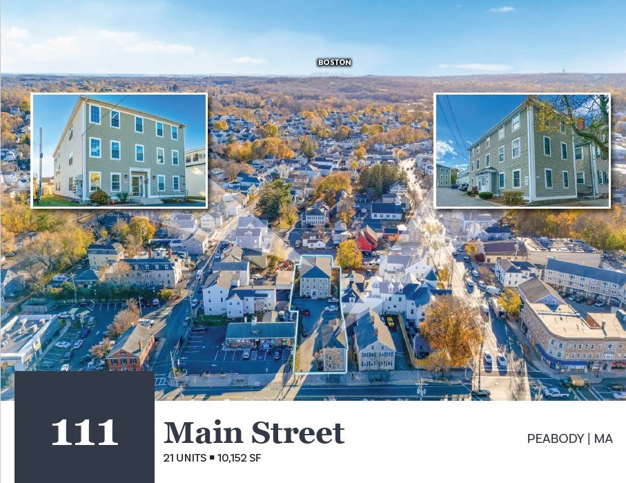 111 Main St, Peabody, Massachusetts, 27 Bedrooms Bedrooms, 51 Rooms Rooms,21 BathroomsBathrooms,Residential Income,For Sale,Main St,73316838