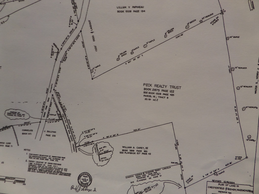 0-B Damon Pond Rd, Chesterfield, Massachusetts, ,Land,For Sale,Damon Pond Rd,73294169