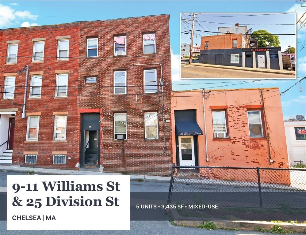 23-25 Division St, Chelsea, Massachusetts, 8 Bedrooms Bedrooms, 18 Rooms Rooms,5 BathroomsBathrooms,Residential Income,For Sale,Division St,73352092