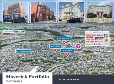 Maverick Portfolio, Chelsea, Massachusetts, 63 Bedrooms Bedrooms, 99 Rooms Rooms,44 BathroomsBathrooms,Residential Income,For Sale,Portfolio,73357409