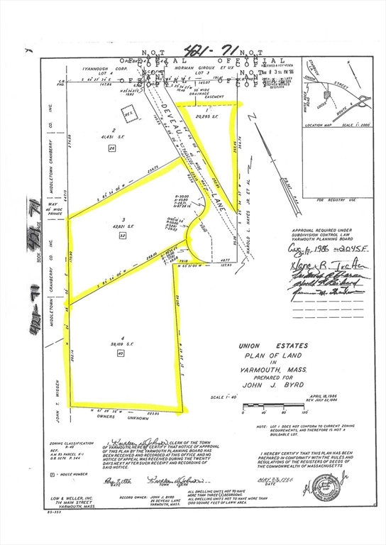 40 Deveau Ln, Yarmouth, Massachusetts, ,Land,For Sale,Deveau Ln,73388026