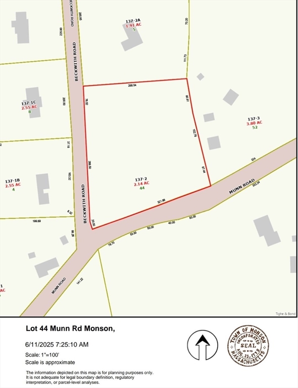 Lot 44 Munn Rd, Monson, Massachusetts, ,Land,For Sale,Munn Rd,73390573