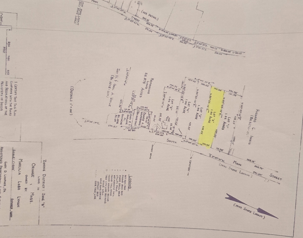 000 South Main St, Orange, Massachusetts, ,Land,For Sale,South Main St,73407739